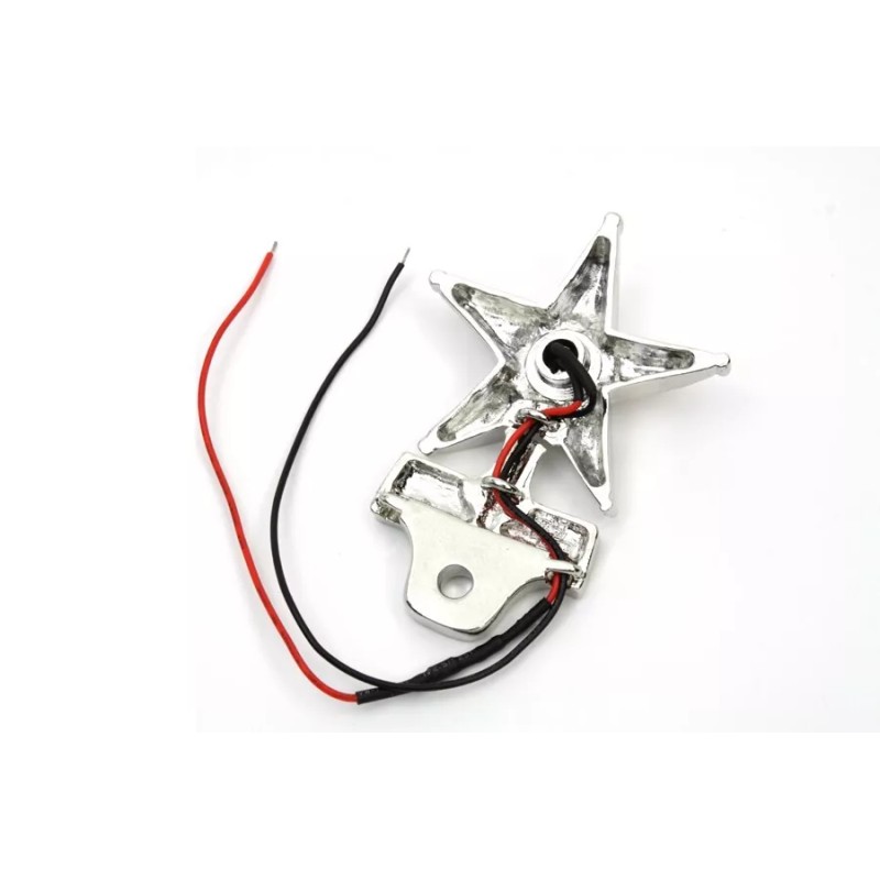 V-Twin 48-1618 Safety Star License Plate Topper with LED Lamp