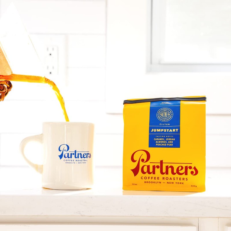 Partners Coffee Roasters, Jumpstart Blend, Whole Bean Coffee - 12