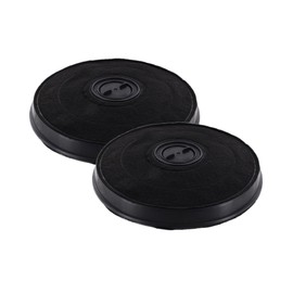 DEKAROX 2 x Activated Carbon Filters 233 mm Diameter for Whirlpool Bauknecht 484000008636 E233 Wpro FAC519 AEG Electrolux 9029800472 E3CFF57 Bosch Siemens 11005728 DHZ2701 Indesit C00383475 For