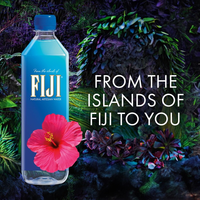 FIJI Natural Artesian Bottled Water 700mL / 23.7 Fl Ounce