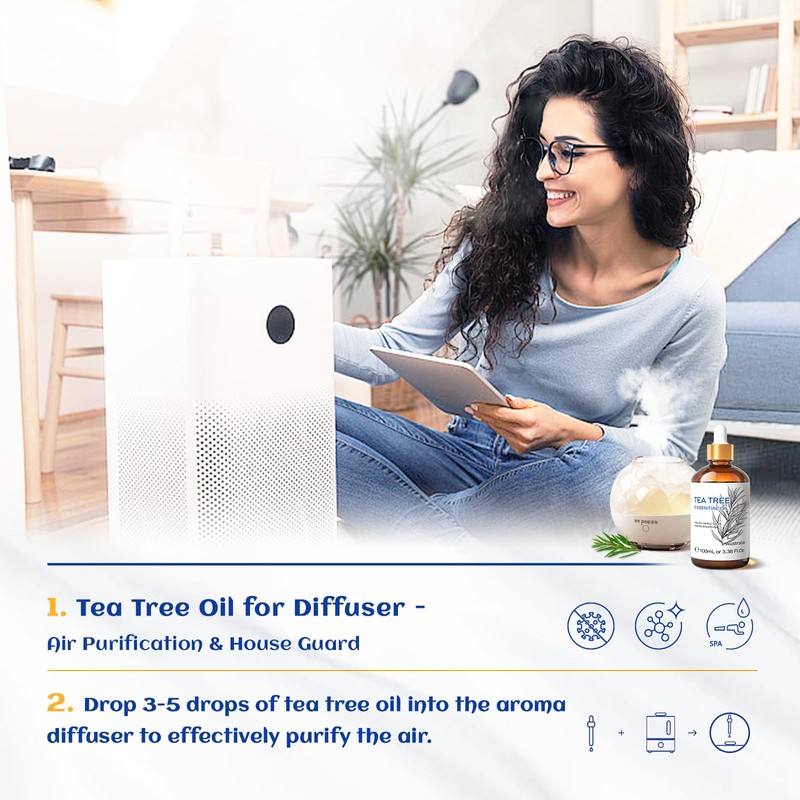 HIQILI 100ML Tea Tree Oil Can be added to Toenail