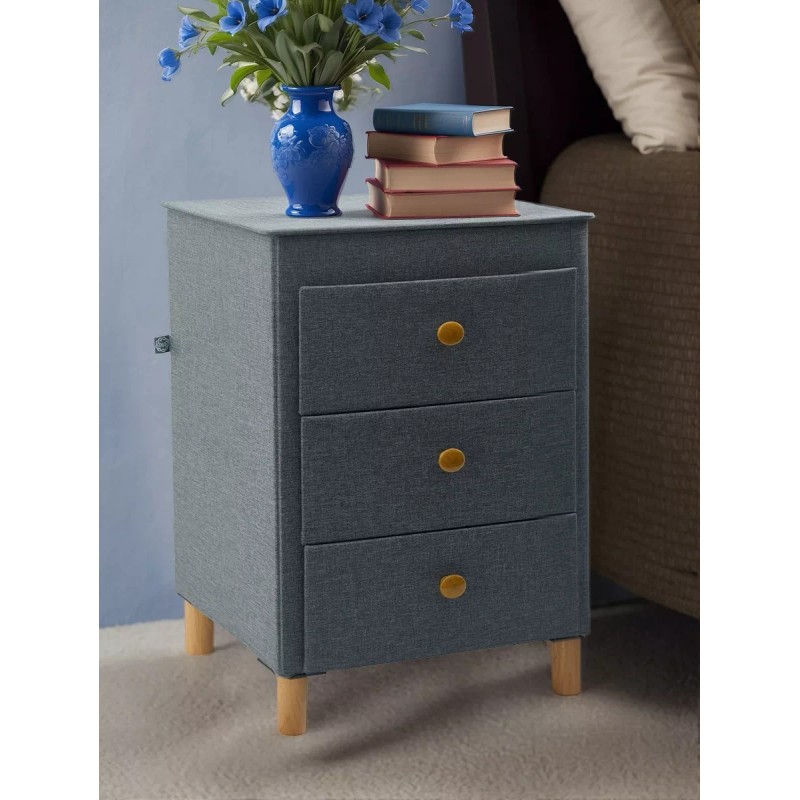 OUO Cajonera Plegable Buró De 3 Cajones Almacenadora 48*32*80cm