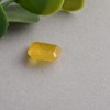 DINJEWEL Certified Square Shape Yellow Sapphire Gemstone Pukhraj Stone Lab