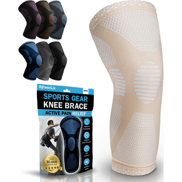 POWERLIX Knee Support for Women/Men, Compression Knee Support for Meniscus