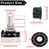 Taiss 2pcs RV24YN20S 5K Potentiometer Single Turn Carbon Film Rotary