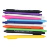 11Pcs Press Ballpoint Pen Colorful Shell 0.5mm Ballpoint Pen Black