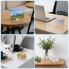 DOPENSPI 50PCS Card Stands, Table Sign Holder Stand Clear Display