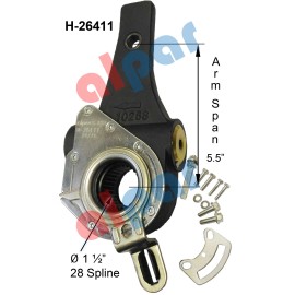 ALPAR 28 Spline x 5.5" Slack Adjuster Haldex type 40010211, 409-10683, 133.2840