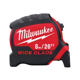 Premium Wide Blade Tape Measure 8m/26ft (Width 33mm)