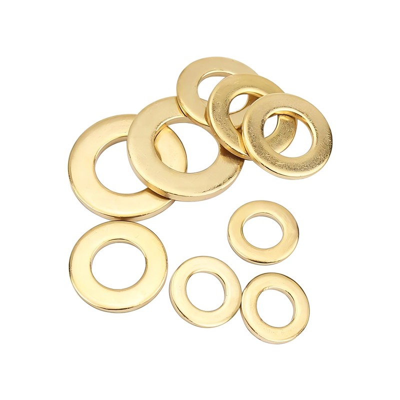 Qrity Pack of 20 flat washers, M8 x 16 mm,