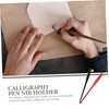 COHEALI 8pcs Decorative Calligraphy Pen Holder Oblique Calligraphy Pen Holder
