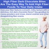High Fiber Dark Chocolate Bites for Adults & Kids 5g