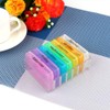 Jwthee Weekly Pill Organizer 4 Times A Day, Large Daily