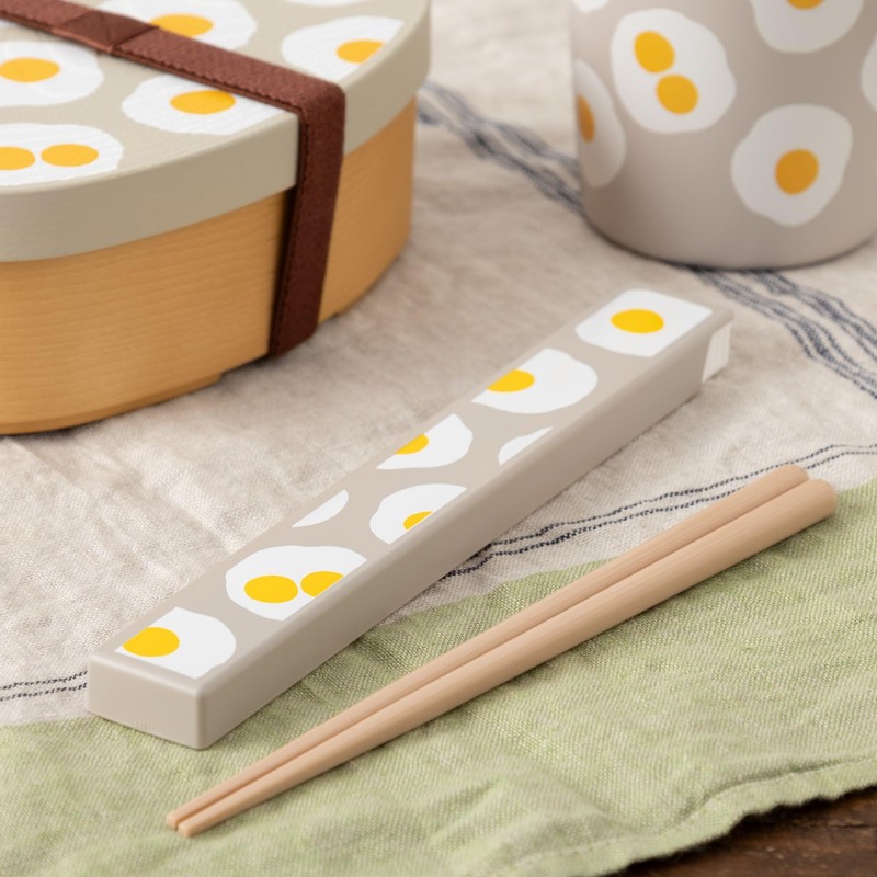 maebata 53098 Medamayaki Chopsticks and Cutlery Set, Made in Japan,
