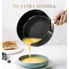 MICHELANGELO Nonstick Saucepan with Lid, Ceramic Sauce Pan Sets with