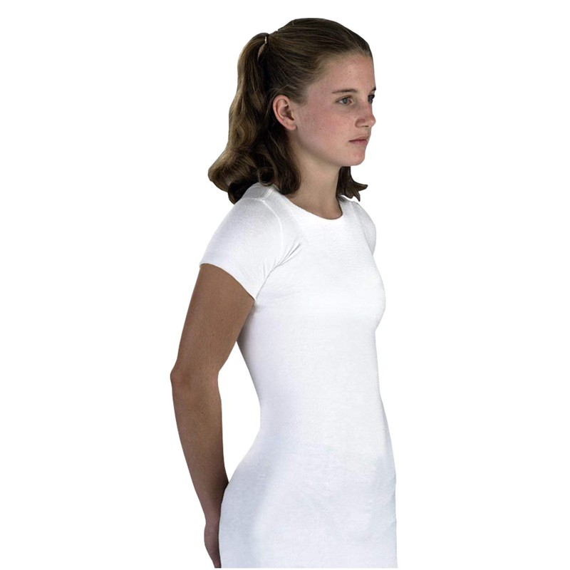 KNIT-RITE Torso Interface Crew Neck with Sleeves - Coolmax (White,