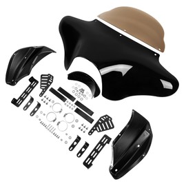 Batwing Fairing Windshield Fit For Harley Softail Deluxe Fatboy Heritage Classic Shadow ACE VT1100C2 1995?0 Dyna Touring Road King