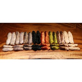 Hareline Dubbin Inc Nature's Spirit Snowshoe Rabbits Feet Rust