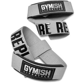 One More Rep - Correas de elevación de 24 pulgadas, antideslizantes, suave, para levantamiento de pesas, peso muerto y levantamiento de potencia, culturismo, agarres de gimnasio resistentes para