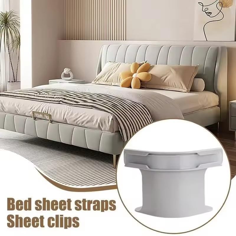 PengLAI Premium Bed Sheet Holders for Corners - 4 Large