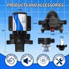 12V DC RV Fresh Water Pump for Home,4GPM 45PSI Self