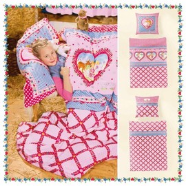 Bierbaum Lillifee duvet cover set Renforcé pastel pink size 80x80 cm / 135x200 cm