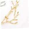 BIUDECO 6pcs Alloy Branch Hair Clips Antler Design for Women