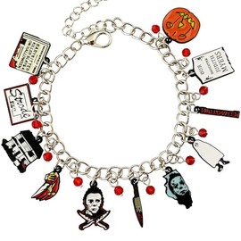 LMBOGIY Horror Bracelet Original Design Metal Mchael Myer Charm Bracelet for Men and Women (colour 1)