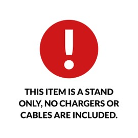 Kube3d Charging Stand Compatible with: Tag Heuer Connected Smart Watch (Generation 1, 2, 3) Charging Dock Charge Station Holder Night Stand – 3D Printed Plastic (Generation 1, 46mm, White)