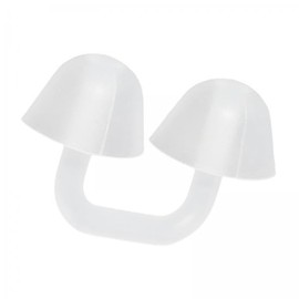 Amagogo 2 x Floating Nose Plugs in the Nose, Nose Protection, Comfortable Nose Plugs, Swimming Nose Clip, Waterproof, for Children, Pool, Women, Men, White