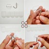 sankaragi 20 Small Hooks+25 Strips, Clear Wire Utility Hooks with