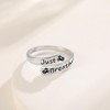 Anillo de plata de ley 925 con diseño de mariposa