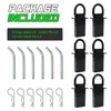 Stake Pocket D Ring - 6pcs Trailer Stake Pocket D