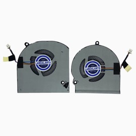 Landalanya Replacement New CPU+GPU Cooling Fan for Dell Alienware 15 R3 R4 P69F Series 0JWH30 04D3V1 EG75070S1-C270-S9A EG75070S1-C260-S9A EG75070S1-C280-S9A EG75070S1-C290-S9A DC5V 0.40A Fan