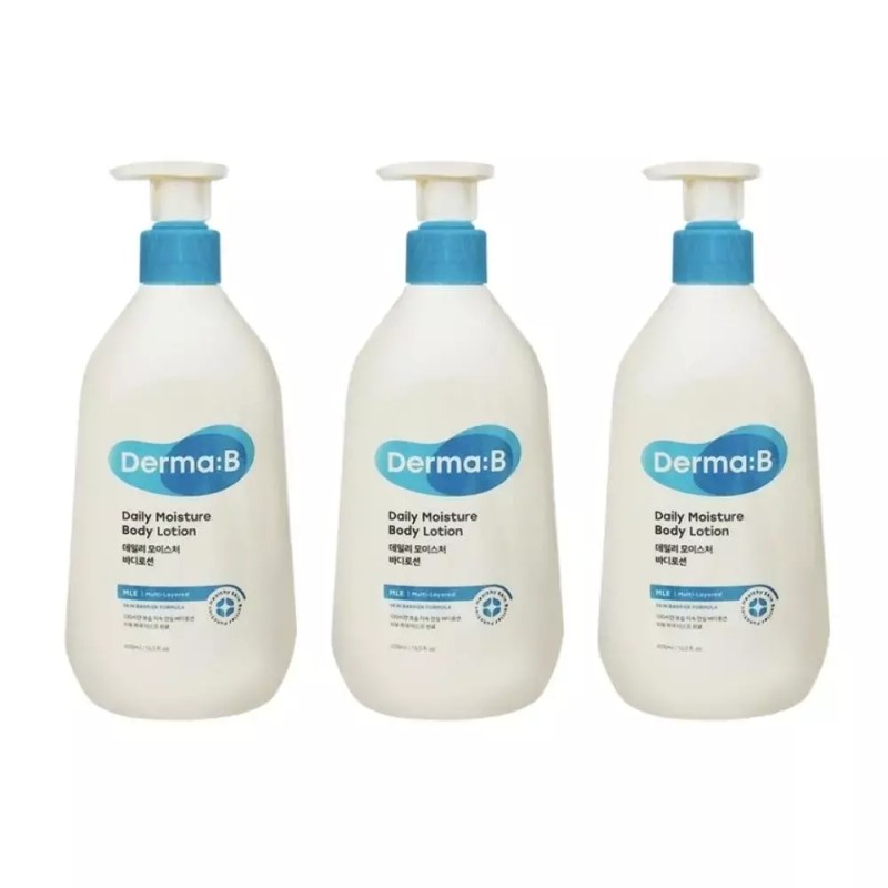 Dermave 더마비 데일리 모이스처 바디로션 더마디 우디향 400ml 3개 MJ