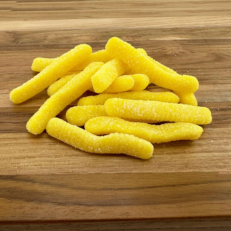 FirstChoiceCandy Sweet & Sour Gummy Worms, Multi Flavors and Solid