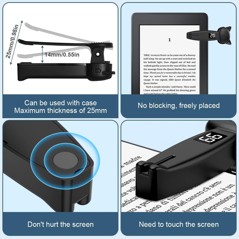Vicloon Remote Page Turner for Kindle Paperwhite, Control Page Turner