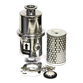 AI New EZ-Swap Vacuum Pump Exhaust Oil Mist Filter with KF25 Fittings for Degassing Chambers Vacuum Ovens