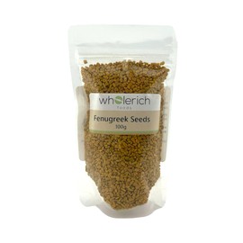 Fenugreek (Methi) Seeds Whole 100g - Wholerich Foods