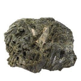 KYEYGWO Natural Green Tourmaline Crystal Irregular Tourmaline Raw Stone Mineral Stone Specimen Gemstone Figure Decoration Healing Stones Crystal for Reiki Meditation, 501 g - 600 g