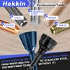 4Pcs Deburring External Chamfer Tool with Tungsten Carbide Blade, Hakkin