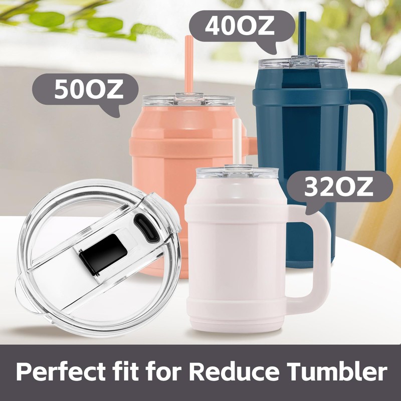 Lid Replacement Compatible with Reduce 50 oz 40 oz 32