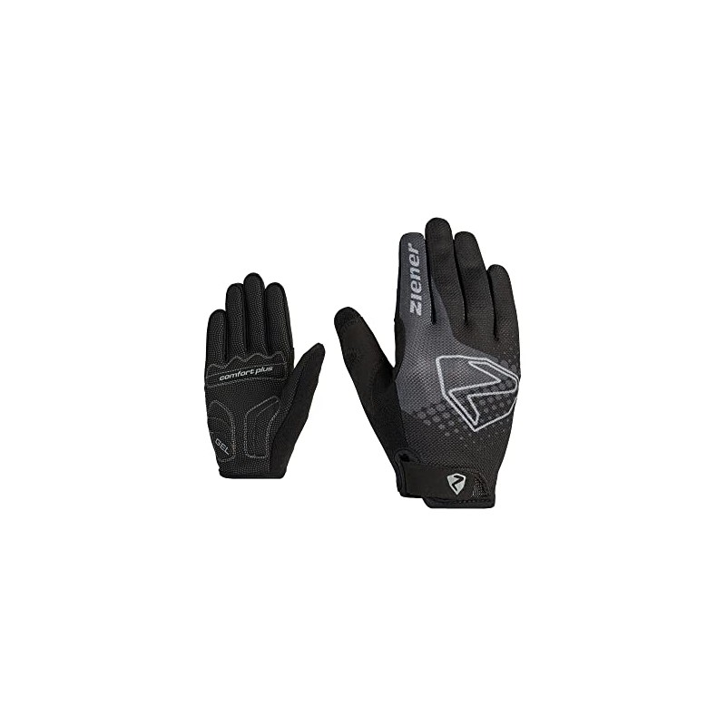 Ziener Colo Children's Cycling Gloves Long Finger Breathable Cushioning Black
