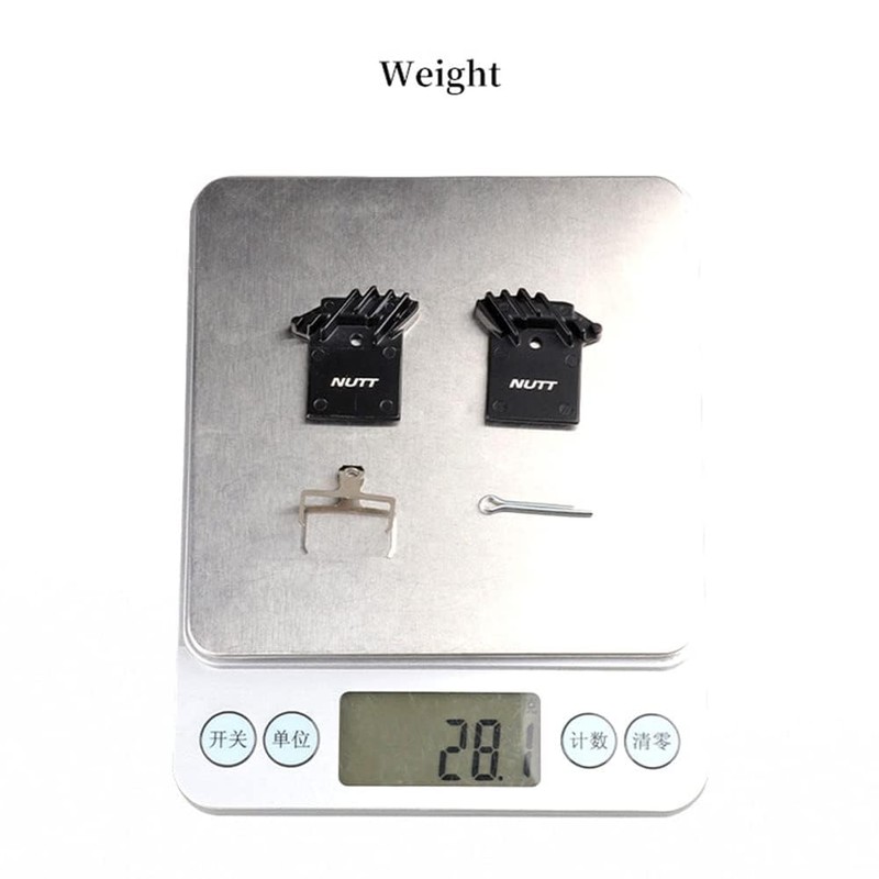 HSayoli Bicycle Hydraulic 4 Pairs Disc Brake Pad Semi Metal
