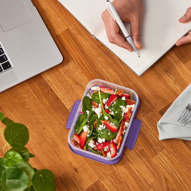 Sistema Nest It Food Storage Containers with Lids, Space Saving