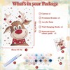 YAOYIN Paint by Numbers for Adults Christmas, Reindeer Painting by