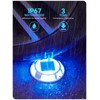 Solar Driveway Lights Dock Lights Waterproof 4 Pack, 2 Colors