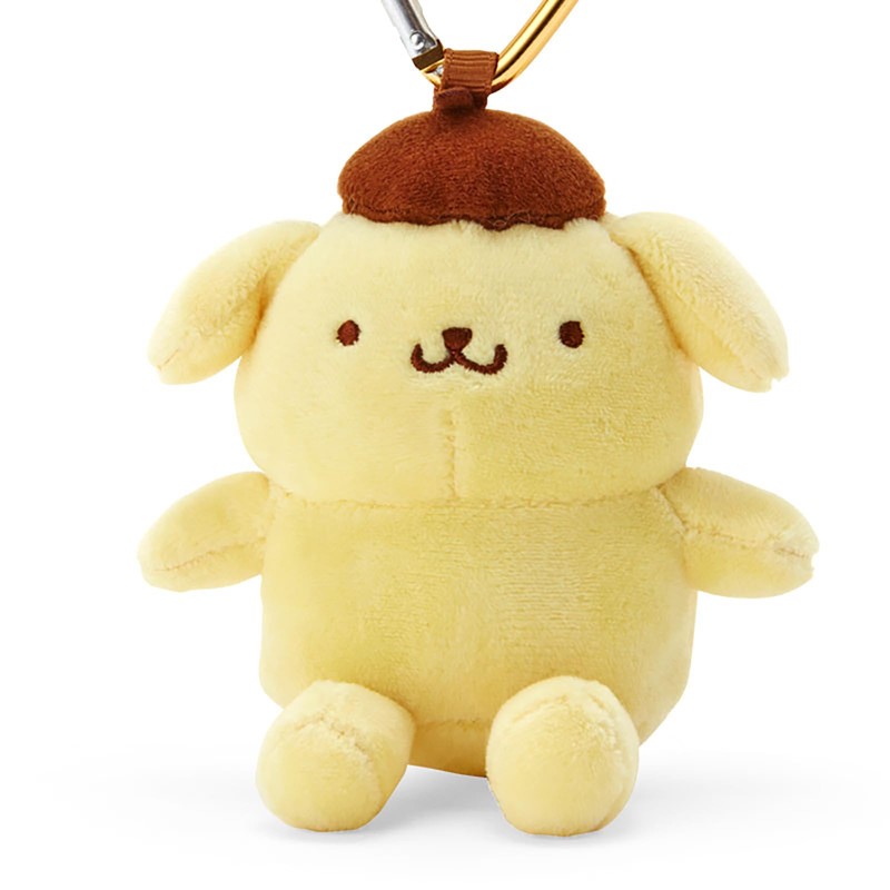 Sanrio 174670 Mini Mascot Holder, Pom Pom Plush, Polyester, Steel