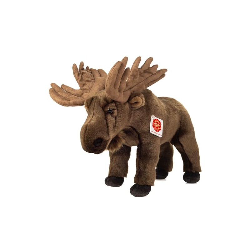 Teddy Hermann 90853 Elk 30 cm, Cuddly Toy, Plush Toy
