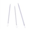 PZRT 3IN1 3 Sizes Big Eye Nylon Wire Knitting Needles